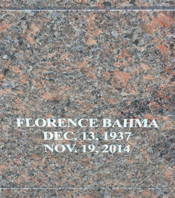 Florence Marie <I>Heldt</I> Bahma 