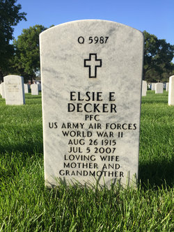 Elsie E Decker 