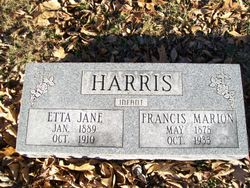 Etta Jane <I>Howard</I> Harris 
