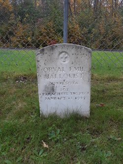 SGT Orval Emil Hallquist 
