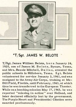 TSgt James William Belote 