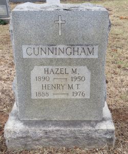 Hazel M <I>Bailey</I> Cunningham 
