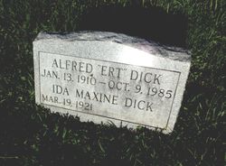 Ida Maxine <I>New</I> Dick 