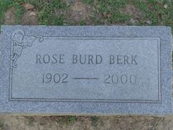 Rose <I>Burd</I> Berk 