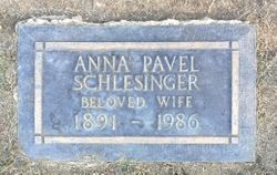 Anna Pavel <I>Homolac</I> Schlesinger 
