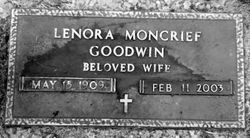 Lenora Florence <I>Moncrief</I> Goodwin 