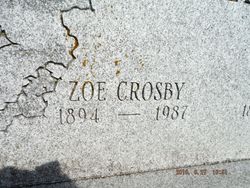 Zoe O <I>Crosby</I> Miller 