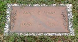 Annie Emma <I>Richardson</I> Adams 