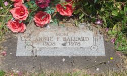 Annie Florence <I>Anglin</I> Ballard 