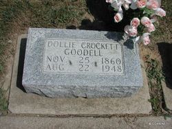 Dollie Matilda “Dollie” <I>Crockett</I> Goodell 