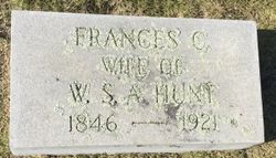 Frances D. “Fannie” <I>Cunningham</I> Hunt 