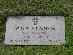 Willie B Evans Sr.