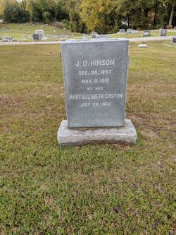 Mary Elizabeth <I>Caston</I> Hinson 