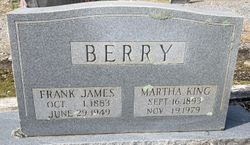 Martha Gertrude “Mattie” <I>King</I> Berry 