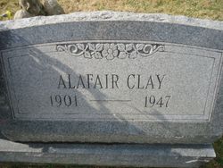 Alafair <I>Daniel</I> Clay 
