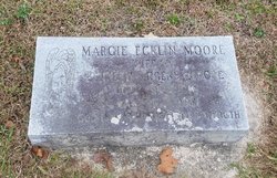 Margie Elizabeth <I>Ecklin</I> Moore 