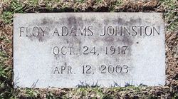 Floy <I>Adams</I> Johnston 