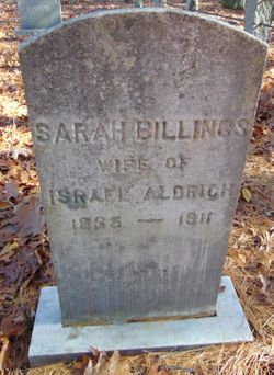 Sarah Marie <I>Billings</I> Aldrich 