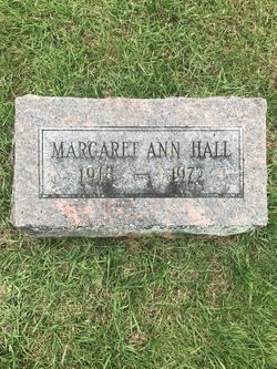 Margaret Ann <I>Schaeffer</I> Hall 