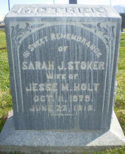 Sarah Jane <I>Stoker</I> Holt 