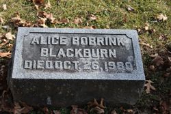Alice Elaine <I>Bobrink</I> Blackburn 