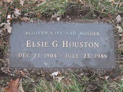 Elsie Geraldine <I>Mitchell</I> Houston 