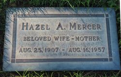Hazel Augusta <I>Ackerman</I> Mercer 
