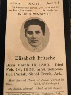 Elizabeth <I>Ebbing</I> Fritsche 