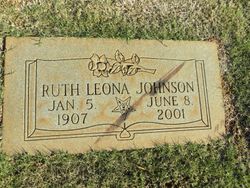 Ruth Leona <I>Mitchell</I> Johnson 
