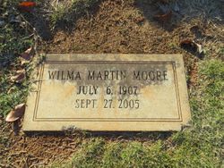 Wilma <I>Martin</I> Moore 