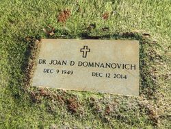Dr Joan D <I>Douglas</I> Domnanovich 