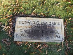 Donald G Kendrick 