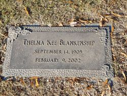 Thelma Embry <I>Kee</I> Blankenship 