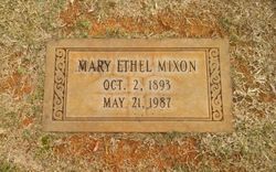 Mary Ethel <I>Donaldson</I> Mixon 