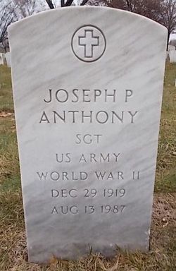 SGT Joseph P Anthony 