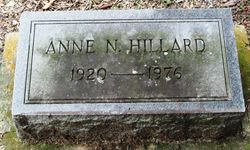 Anne Virginia <I>Nock</I> Hillard 