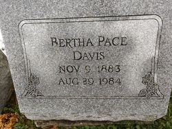 Bertha Estelle <I>Pace</I> Davis 