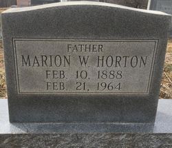 Marion William Horton 