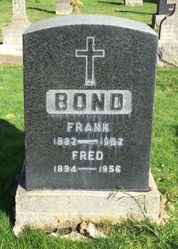 Frederick Arthur “Fred” Bond 