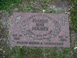 Pearlie Mae Holmes 