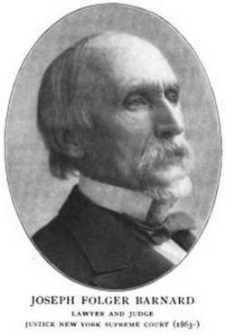 Judge Joseph Folger Barnard 