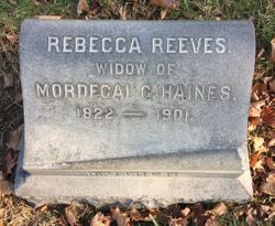 Rebecca <I>Reeves</I> Haines 