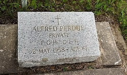 Private Alfred Perdue 