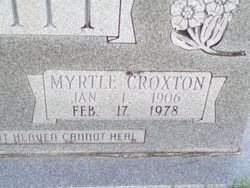 Myrtle Jarine <I>Croxton</I> Avaritt 
