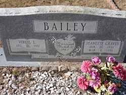 Jeanette <I>Graves</I> Bailey 
