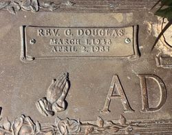 Rev George Douglas “Doug” Adams 