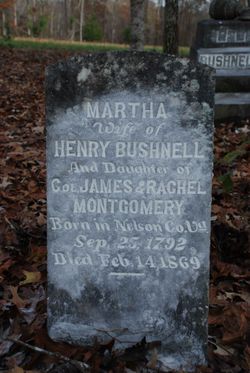 Martha <I>Montgomery</I> Bushnell 