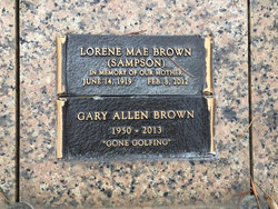 Lorene Mae <I>Sampson</I> Brown 