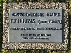Gwendolyne Emily <I>Grey</I> Collins 