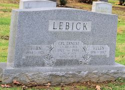 CPL Ernest Lebick 